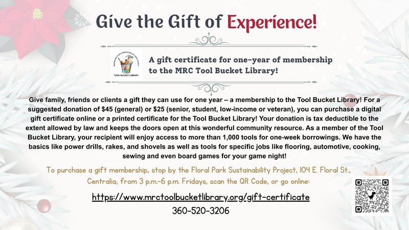 TBL Give the Gift of Experience! FB cover