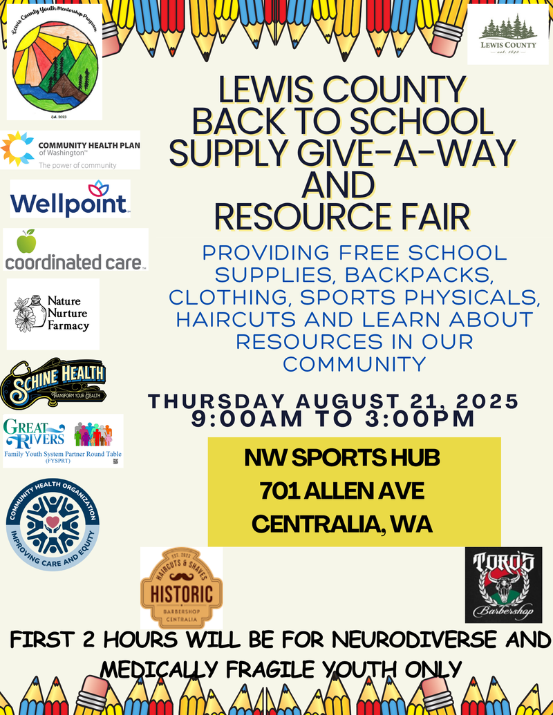 Back to School and Resource Fair Flyer