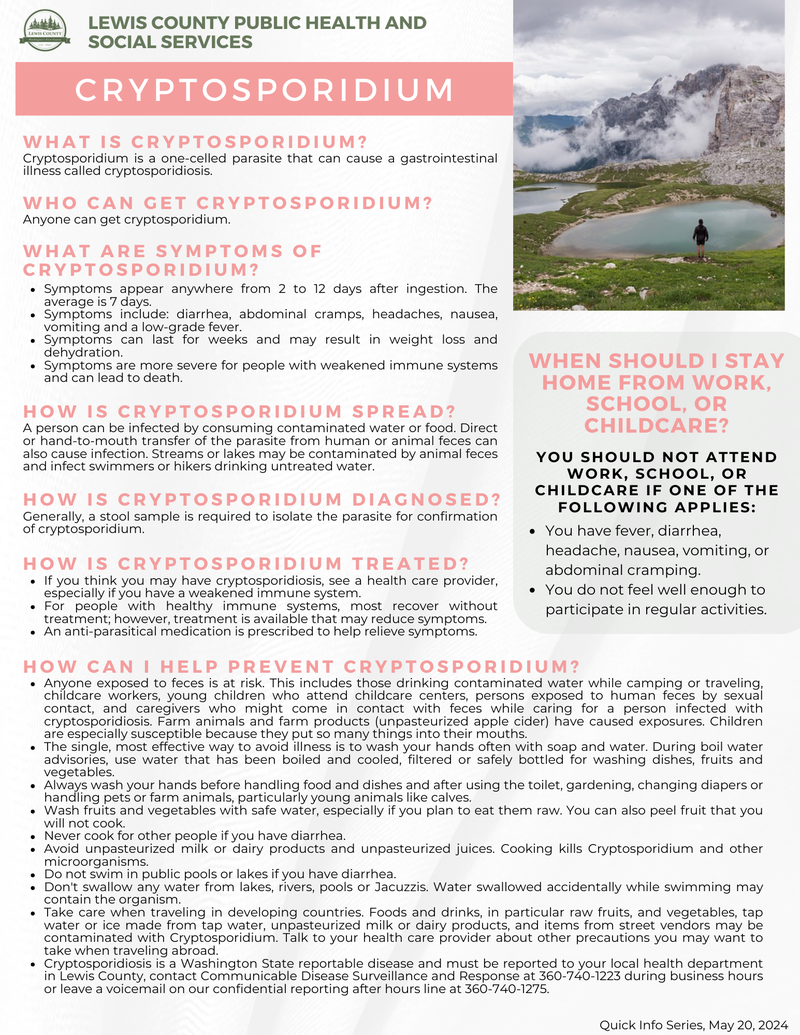 Cryptosporidium - English