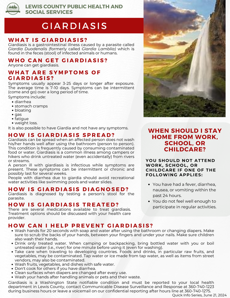 Giardiasis - English